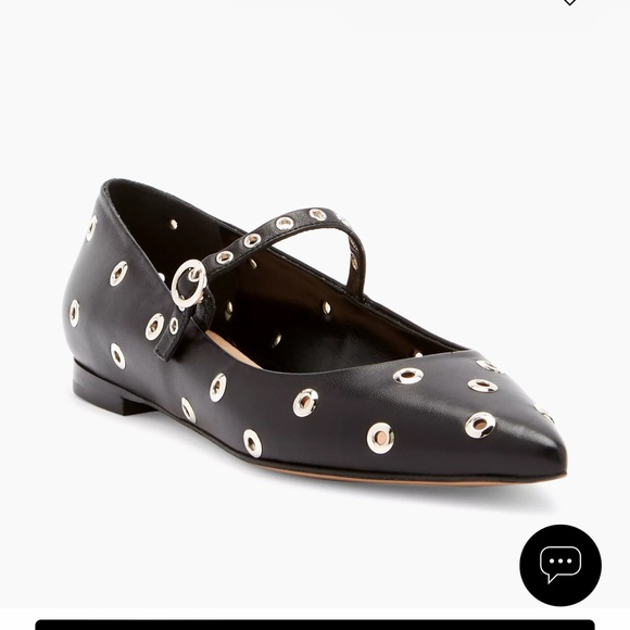 Gianvito Rossi Black Leather Pointed Toe, Ankle Strap Flats (Size 38) - Picture 6 of 6